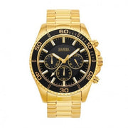  Shop Authentic Guess Chaser Chronograph Black Dial Gold Steel Strap Watch for Men - W0170G2 - Luxxuri