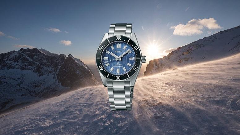  Shop Authentic Seiko Prospex Automatic 1965 Dive 55th Anniversary Limited Edtion Blue Dial Silver Steel Strap Watch For Men - SPB149J1 - Luxxuri