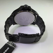  Shop Authentic Diesel Uber Chief Chronograph Red Dial Black Steel Strap Watch For Men - DZ7373 - Luxxuri