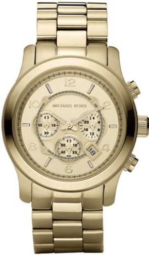  Shop Authentic Michael Kors Runway Gold Dial Gold Steel Strap  Watch for Men - MK8077 - Luxxuri