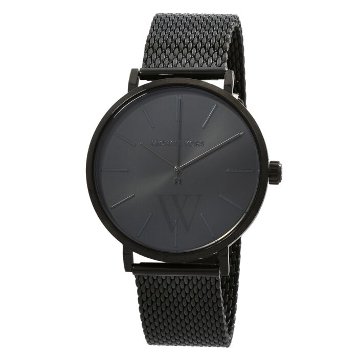  Shop Authentic Michael Kors Auden Three-Hand Black Dial Black Mesh Strap Watch for Men - MK7152 - Luxxuri