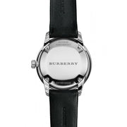  Shop Authentic Burberry Classic Round Cream Dial Black Leather Strap Watch for Men - BU10008 - Luxxuri