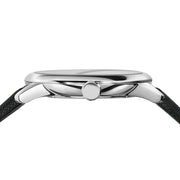  Shop Authentic Burberry Classic Round Cream Dial Black Leather Strap Watch for Men - BU10008 - Luxxuri