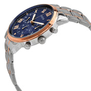  Shop Authentic Guess Hendrix Chronograph Blue Dial Two Tone Steel Strap Watch for Men - W1309G4 - Luxxuri