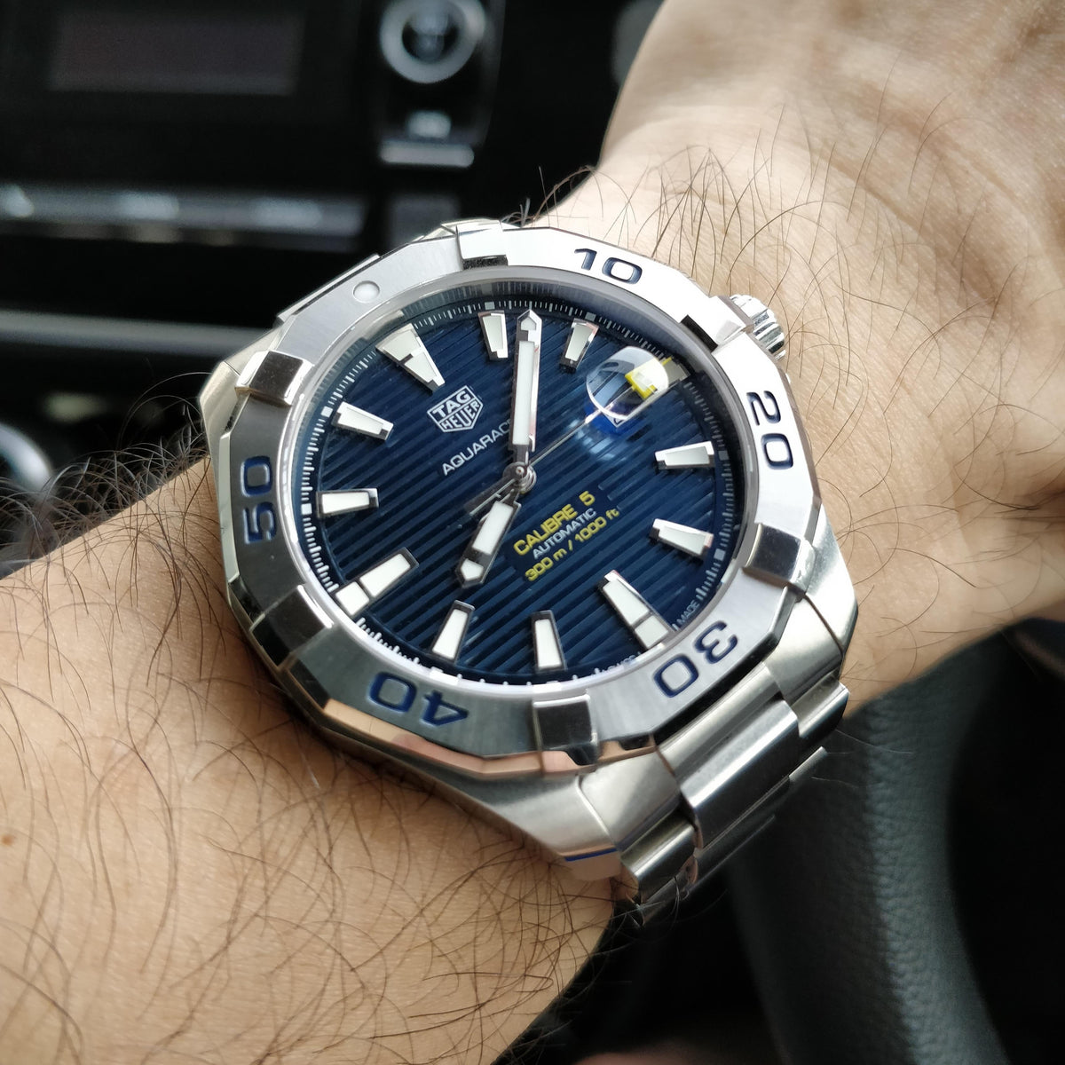  Shop Authentic Tag Heuer Aquaracer Blue Dial Watch for Men - WAY2012.BA0927 - Luxxuri