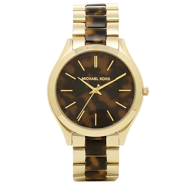  Shop Authentic Michael Kors Slim Runway Tortoise Shell Dial Two Tone Steel Strap Watch for Women - MK4284 - Luxxuri
