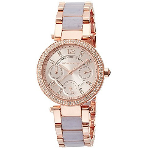  Shop Authentic Michael Kors Parker Gold Dial Two Tone Steel Strap Watch for Women - MK6327 - Luxxuri