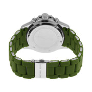  Shop Authentic Michael Kors Everest Chronograph Black Dial Green Silicone Strap Watch For Men - MK8981 - Luxxuri