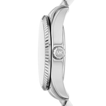  Shop Authentic Michael Kors Lexington Three-Hand Pink Dial Silver Steel Strap Watch For Women - MK7443 - Luxxuri
