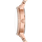  Shop Authentic Michael Kors Melissa Pave Quartz Rose Gold Dial Rose Gold Steel Strap Watch for Women - MK4372 - Luxxuri