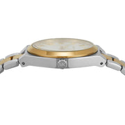  Shop Authentic Michael Kors Lennox Three-Hand White Dial Two Tone Steel Strap Watch for Women - MK7464 - Luxxuri