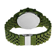  Shop Authentic Michael Kors Lexington Chronograph Green Dial Green Steel Strap Watch For Men - MK8790 - Luxxuri