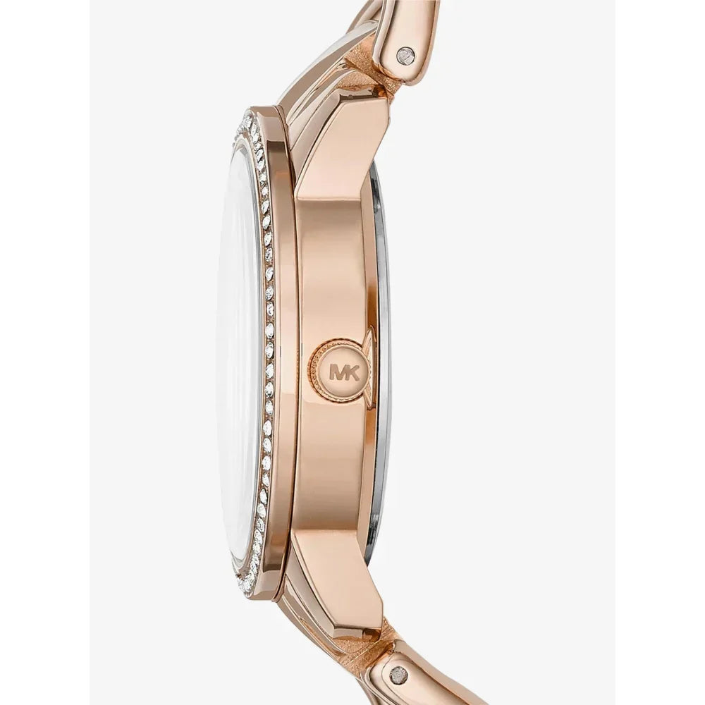 Shop Authentic Michael Kors Nini Quartz Crystals Rose Gold Dial Rose Go Watch For Women - MK3236 - Luxxuri