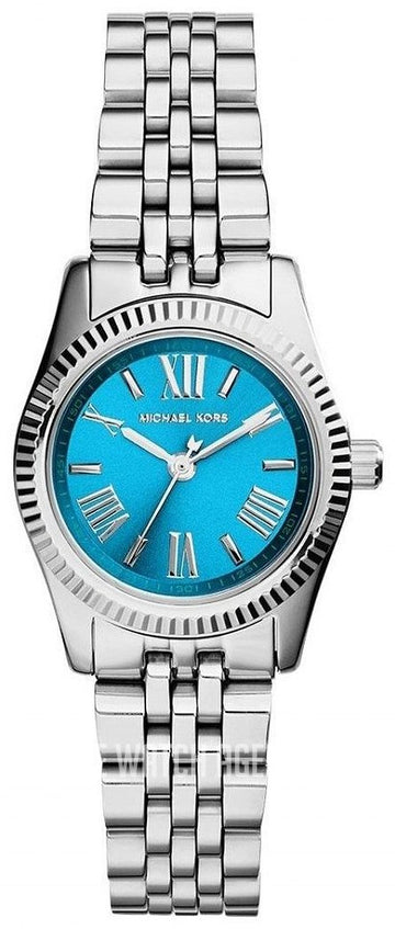  Shop Authentic Michael Kors Lexington Quartz Blue Dial Silver Steel Strap Watch For Women - MK3328 - Luxxuri