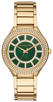  Shop Authentic Michael Kors Kerry Green Dial Gold Steel Strap Watch for Women - MK3409 - Luxxuri