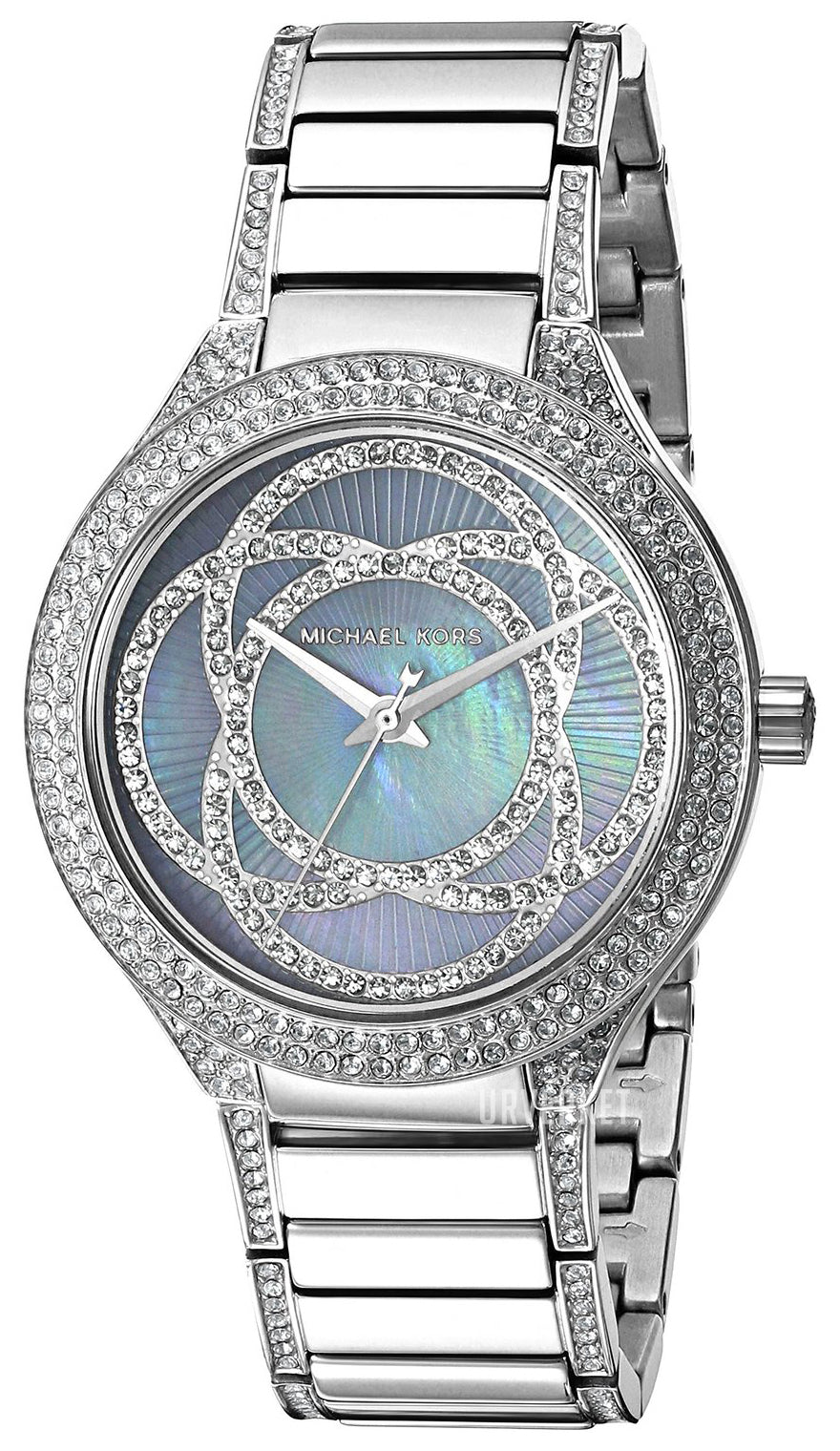  Shop Authentic Michael Kors Kerry Mother of Pearl Dial Silver Strap Watch for Women - MK3480 - Luxxuri