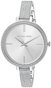  Shop Authentic Michael Kors Jaryn Quartz Silver Dial Silver Steel Strap Watch For Women - MK3783 - Luxxuri