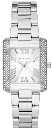  Shop Authentic Michael Kors Emery Three-Hand Crystals White Dial Silver Steel Strap Watch for Women - MK4642 - Luxxuri