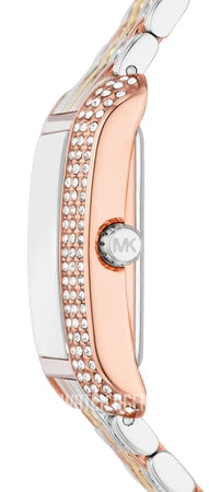  Shop Authentic Michael Kors Emery Three-Hand White Dial Two Tone Steel Strap Watch for Women - MK4744 - Luxxuri