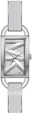  Shop Authentic Michael Kors Empire Three-Hand Silver Dial Silver Steel Strap Watch for Women - MK4841 - Luxxuri