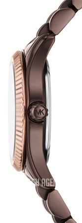  Shop Authentic Michael Kors Lexington Three-Hand Brown Dial Brown Steel Strap Watch for Women - MK4844 - Luxxuri
