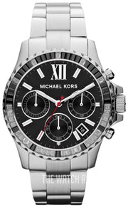  Shop Authentic Michael Kors Everest Chronograph Black Dial Silver Steel Strap Watch For Women - MK5753 - Luxxuri