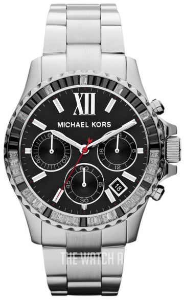  Shop Authentic Michael Kors Everest Chronograph Black Dial Silver Steel Strap Watch For Women - MK5753 - Luxxuri