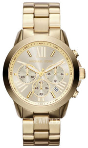 Shop Authentic Michael Kors Bradshaw Chronograph Gold Dial Gold Steel Strap Watch For Women - MK5777 - Luxxuri