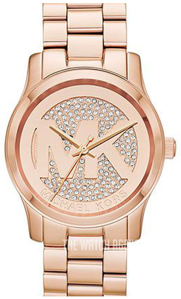  Shop Authentic Michael Kors Runway Rose Gold Dial Rose Gold Steel Strap Watch For Women - MK5853 - Luxxuri