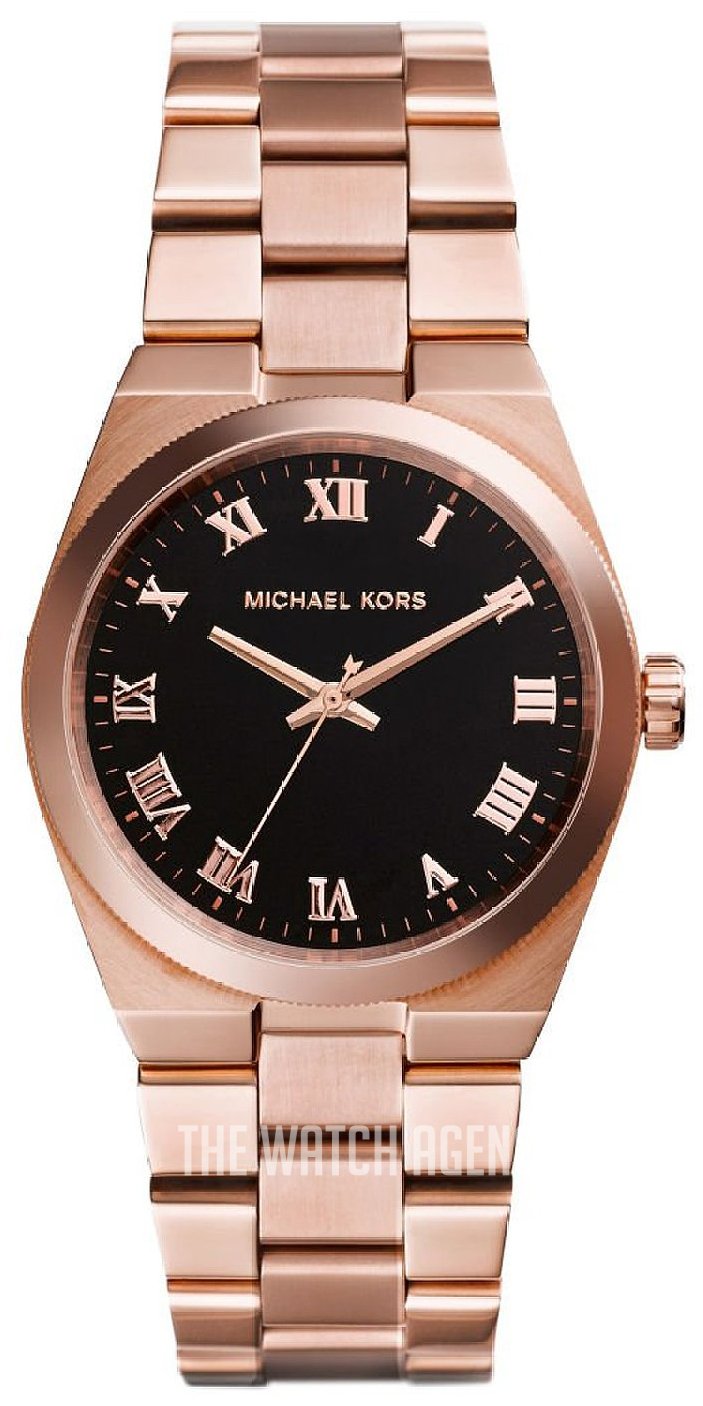  Shop Authentic Michael Kors Channing Black Dial Rose Gold Steel Strap Watch For Women - MK5937 - Luxxuri
