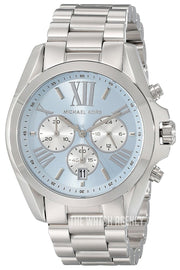  Shop Authentic Michael Kors Bradshaw Chronograph Blue Dial Silver Steel Strap Watch For Women - MK6099 - Luxxuri