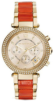  Shop Authentic Michael Kors Parker Gold Dial Two Tone Steel Strap Watch for Women - MK6139 - Luxxuri