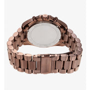  Shop Authentic Michael Kors Bradshaw Chronograph Brown Dial Brown Steel Strap Watch For Women - MK6247 - Luxxuri