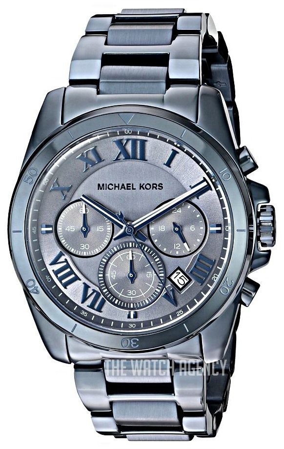  Shop Authentic Michael Kors Brecken Chronograph Quartz Blue Dial Blue Steel Strap Watch For Men - MK6361 - Luxxuri