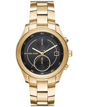  Shop Authentic Michael Kors Blair Quartz Black Dial Gold Steel Strap Watch For Women - MK6497 - Luxxuri