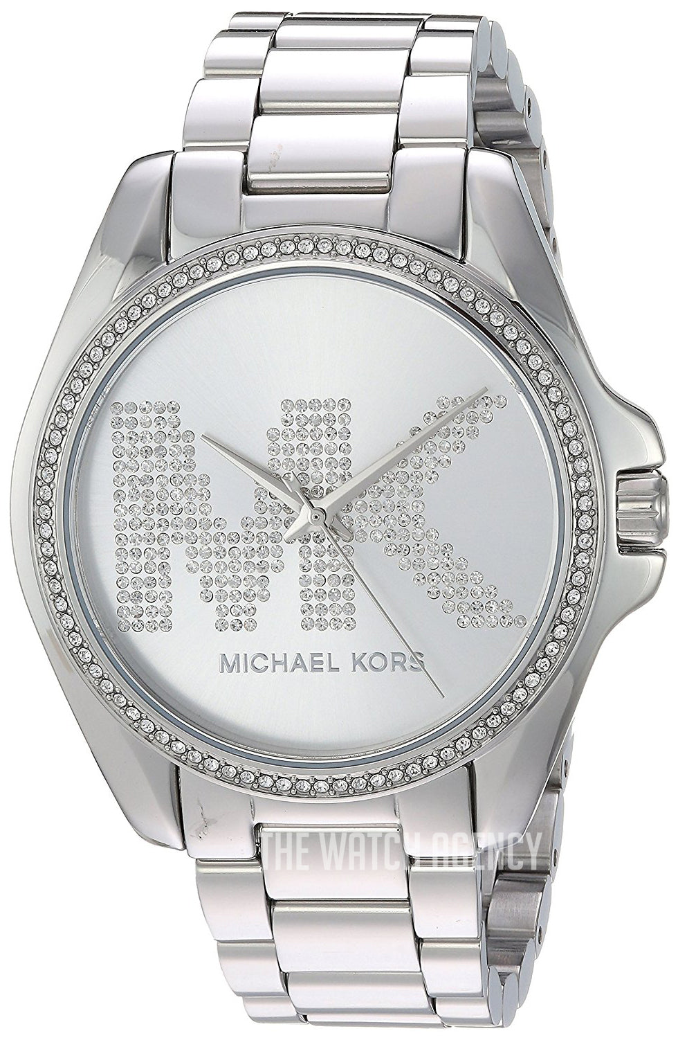  Shop Authentic Michael Kors Bradshaw Quartz Silver Dial Silver Steel Strap Watch For Women - MK6554 - Luxxuri