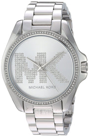  Shop Authentic Michael Kors Bradshaw Quartz Silver Dial Silver Steel Strap Watch For Women - MK6554 - Luxxuri
