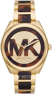  Shop Authentic Michael Kors Janelle Three-Hand Gold Dial Two Tone Steel Strap Watch For Women - MK7136 - Luxxuri