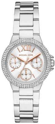  Shop Authentic Michael Kors Camille Chronograph White Dial Silver Steel Strap Watch For Women - MK7198 - Luxxuri