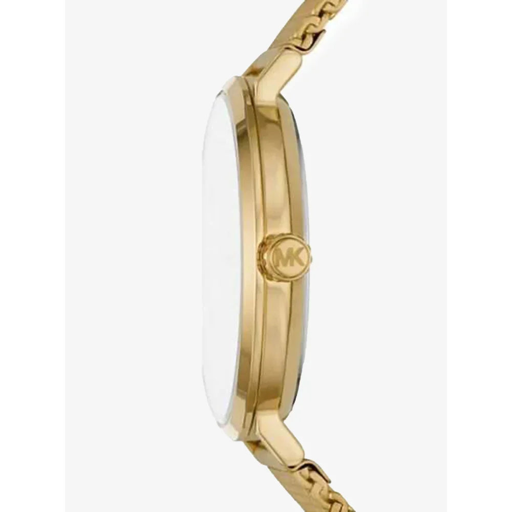  Shop Authentic Michael Kors Irving Quartz Gold Dial Gold Mesh Strap Watch For Men - MK8741 - Luxxuri