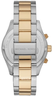  Shop Authentic Michael Kors Layton Chronograph Black Dial Two Tone Steel Strap Watch For Men - MK8784 - Luxxuri