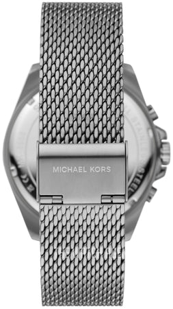  Shop Authentic Michael Kors Brecken Chronograph Grey Dial Silver Mesh Strap Watch For Men - MK8868 - Luxxuri
