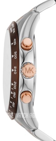  Shop Authentic Michael Kors Layton Chronograph Black Dial Two Tone Steel Strap Watch For Men - MK8913 - Luxxuri