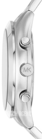  Shop Authentic Michael Kors Slim Runway Chronograph Blue Dial Silver Steel Strap Watch For Men - MK8917 - Luxxuri