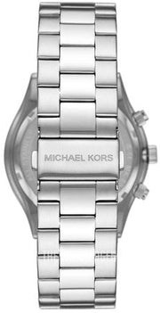 Shop Authentic Michael Kors Slim Runway Chronograph Blue Dial Silver Steel Strap Watch For Men - MK8917 - Luxxuri