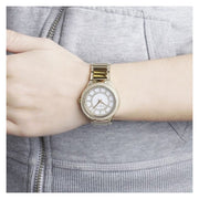  Shop Authentic Michael Kors Kerry Mother of Pearl Dial Gold Steel Strap Watch for Women - MK3312 - Luxxuri