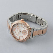  Shop Authentic Michael Kors Abbey Three-Hand White Dial Two Tone Steel Strap Watch for Women - MK4616 - Luxxuri
