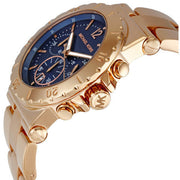  Shop Authentic Michael Kors Bel Aire Blue Dial Rose Gold Steel Strap Watch for Women - MK5410 - Luxxuri