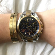  Shop Authentic Michael Kors Bradshaw Blue Dial Two Tone Steel Strap Watch for Women - MK5976 - Luxxuri