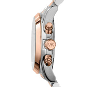  Shop Authentic Michael Kors Bradshaw Blue Dial Two Tone Steel Strap Watch for Women - MK5606 - Luxxuri